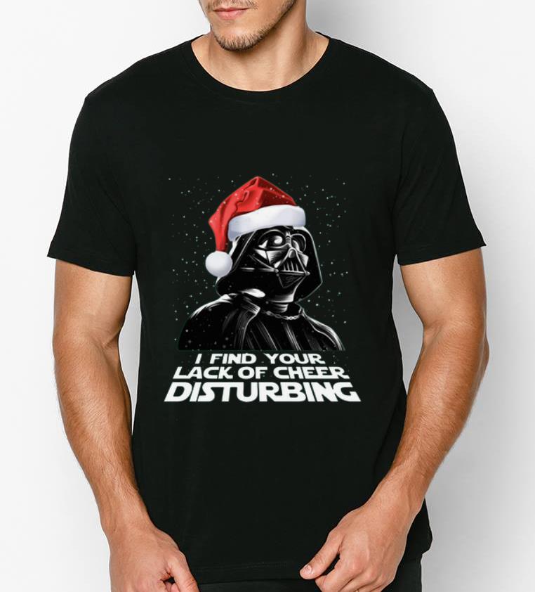 Official Santa Darth Vader I find your lack of cheer disturbing Christmas shirt
