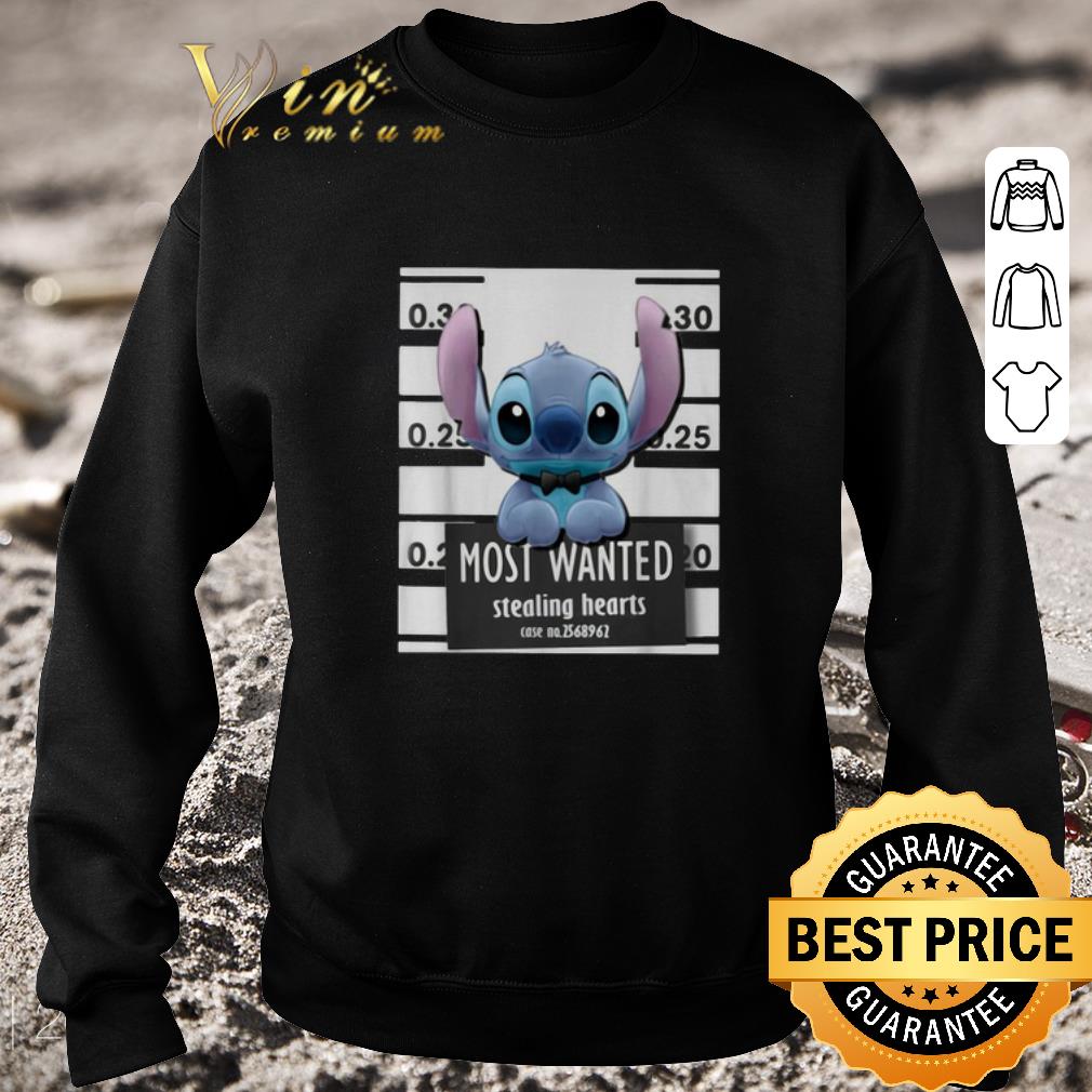 Official Stitch Most Wanted Stealing Hearts shirt