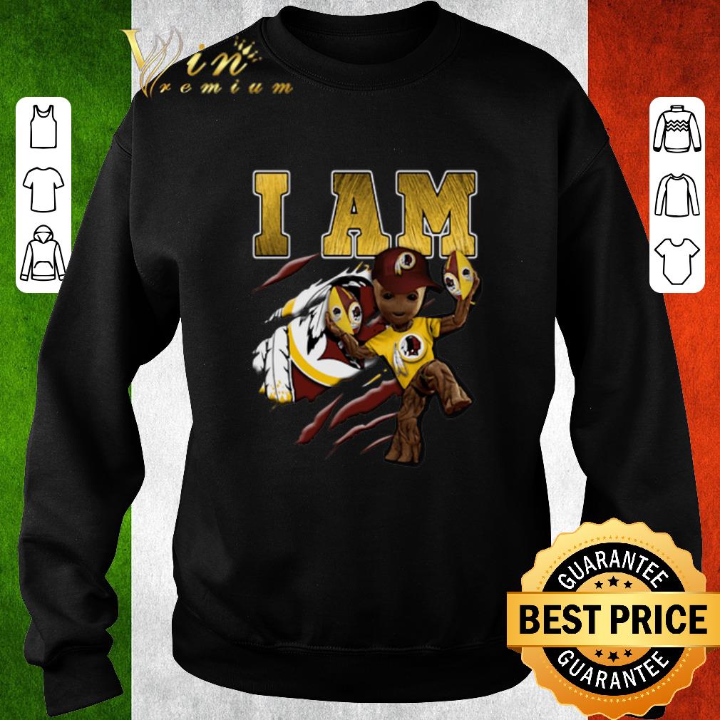 Official Strong Groot I Am Washington Redskins shirt