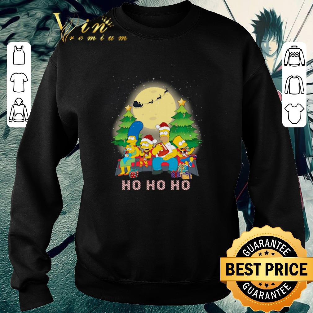 Official The Simpsons Family ho ho ho Christmas shirt