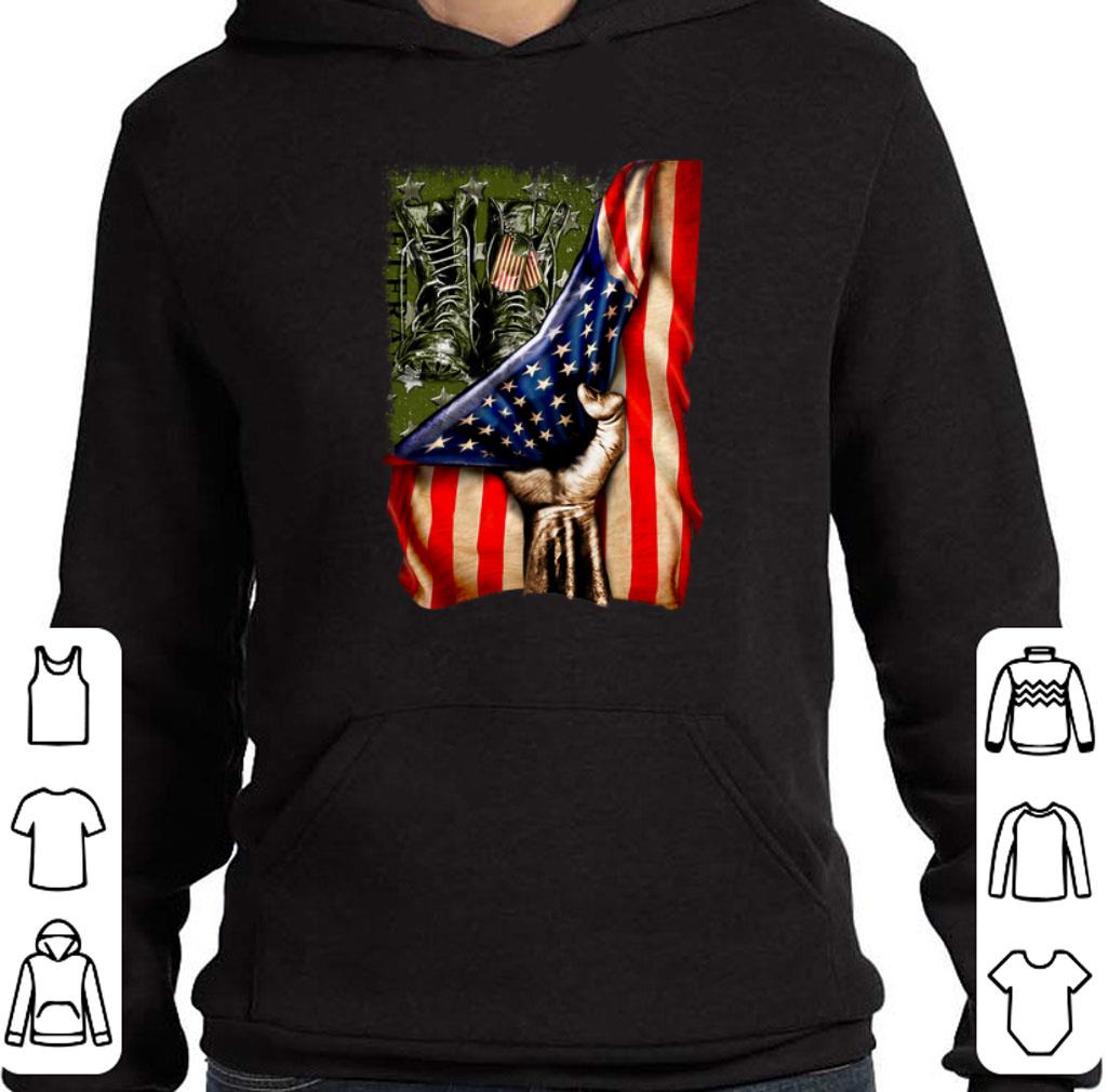Official Veteran your name American flag shirt