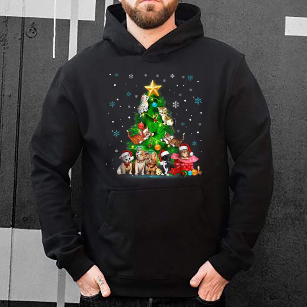 Original Christmas Tree Cats Santa Clause shirt