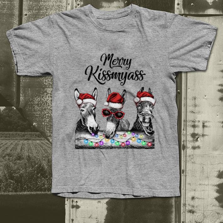 Original Donkeys Merry Kissmyass shirt