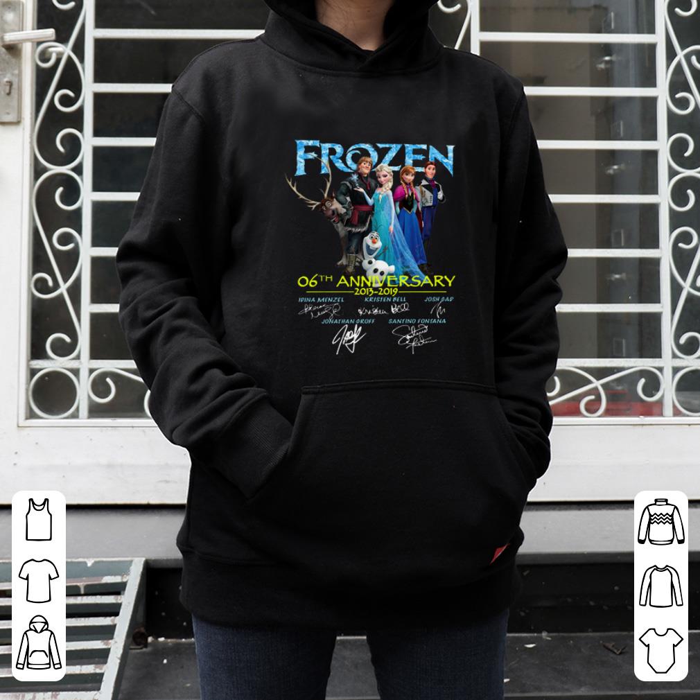 Original Frozen 06th anniversary 2013 2019 Signatures shirt