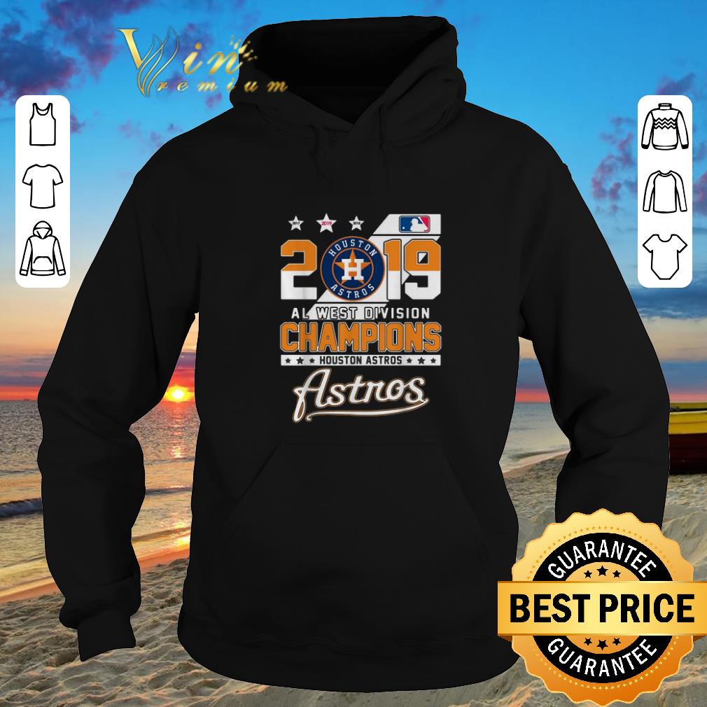 Original Houston Astros 2019 Al West Division Champions shirt