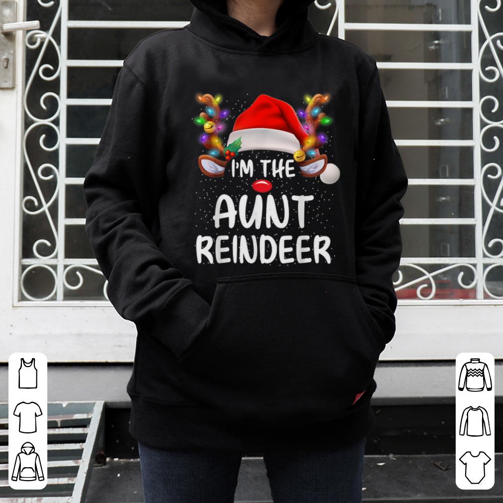 Original I'm The Aunt Reindeer Matching Family Christmas Funny Gift shirt