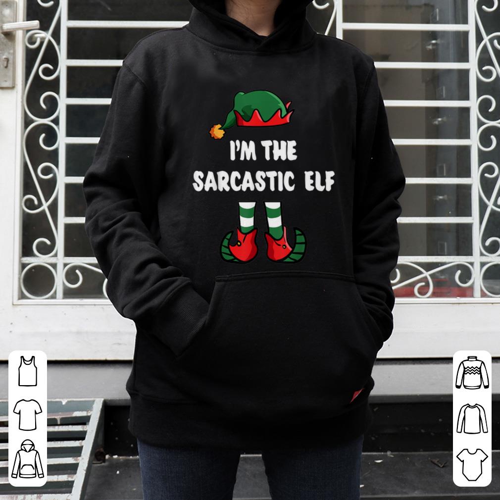 Original I'm The Sarcastic Elf Matching Family Group Funny Christmas shirt