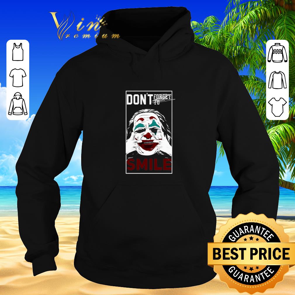 Original Joaquin Phoenix Joker don't forget to smile shirt sweater 6 Original Joaquin Phoenix Joker don't forget to smile shirt sweater