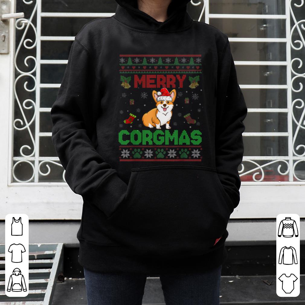 Original Merry Corgmas Funny Corgi Ugly Christmas Sweater Gifts shirt