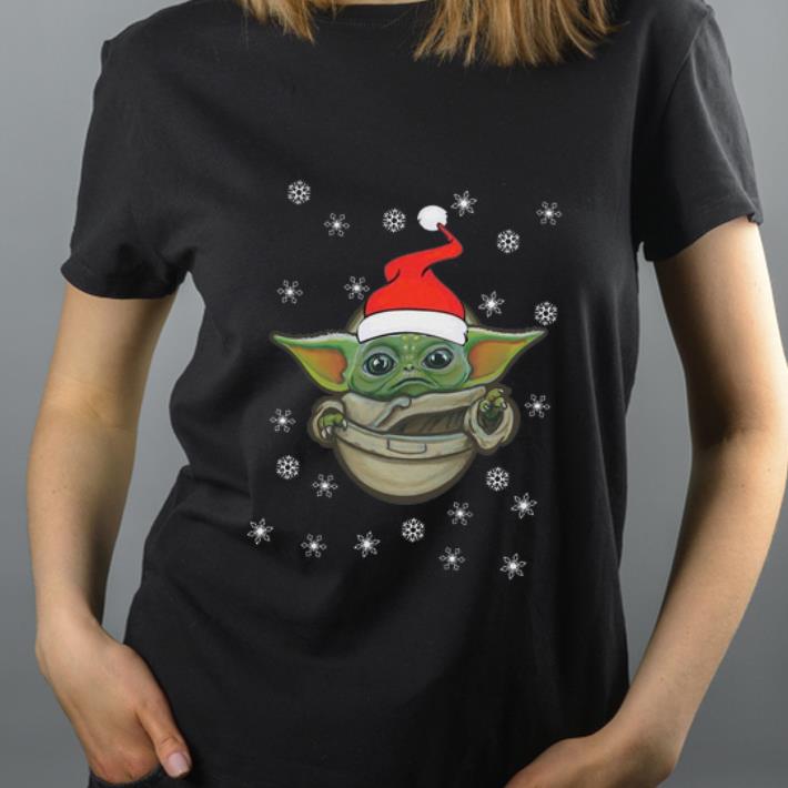 Original Santa Baby Yoda Snow Merry Christmas shirt