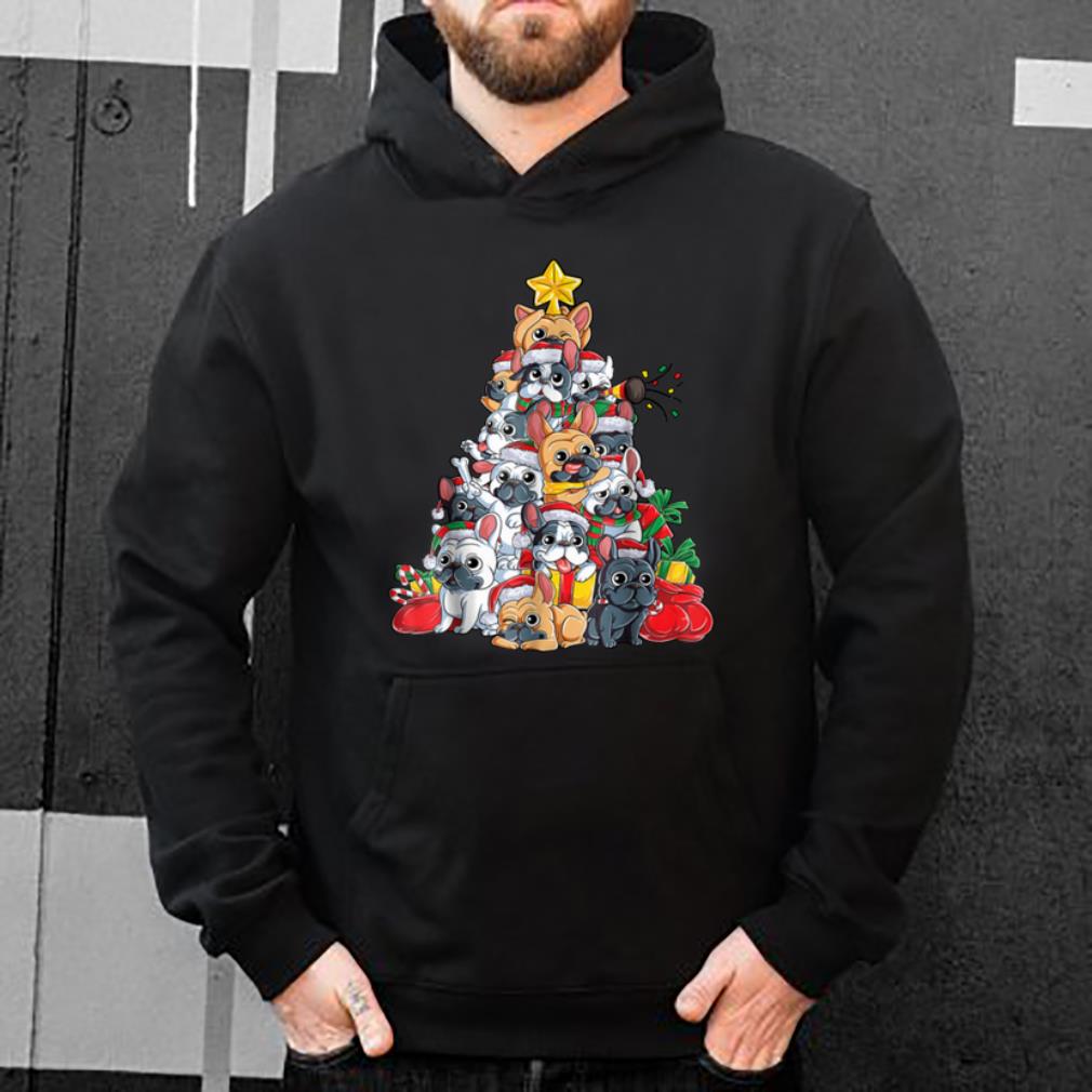 Premium French Bulldog Christmas Xmas Tree Dog Boys Girls Gift sweater