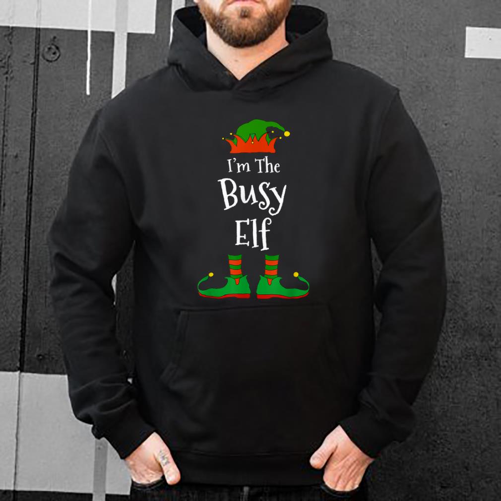 Premium I'm The Busy Elf Family Matching Funny Christmas Group Gift sweater