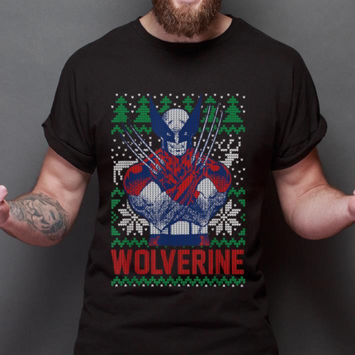 Premium Marvel X Men Wolverine Christmas Tree Ugly Sweater shirt Premium Marvel X Men Wolverine Christmas Tree Ugly Sweater shirt