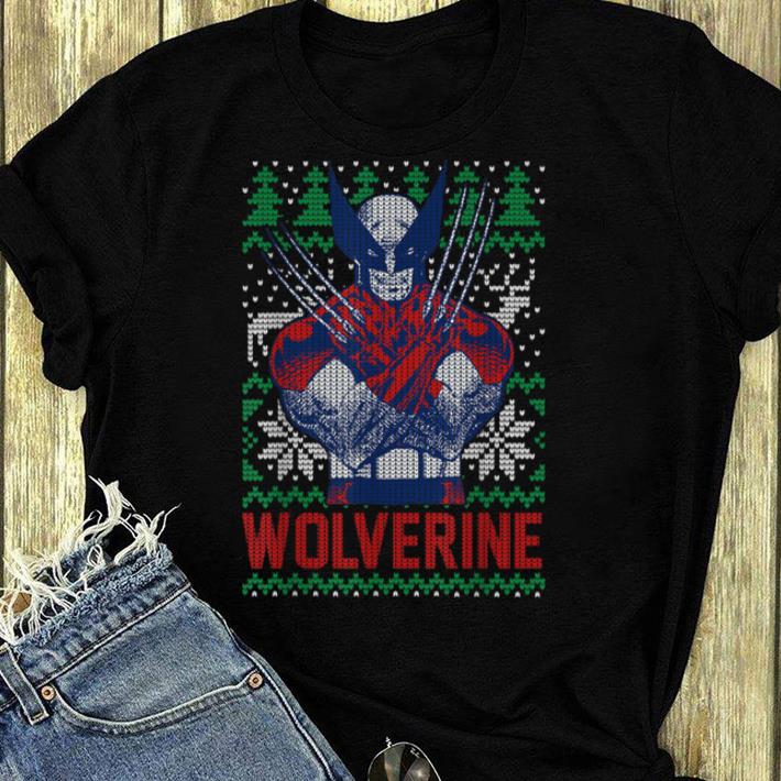 Premium Marvel X-Men Wolverine Christmas Tree Ugly Sweater shirt