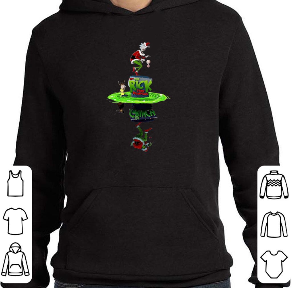 Premium Rick And Morty Crossover The Grinch Stole Plumbus shirt 6 Premium Rick And Morty Crossover The Grinch Stole Plumbus shirt