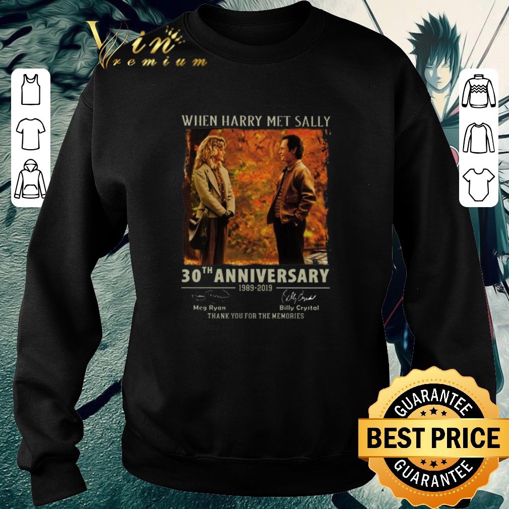 Premium When Harry met Sally 30th anniversary 1989-2019 signatures shirt