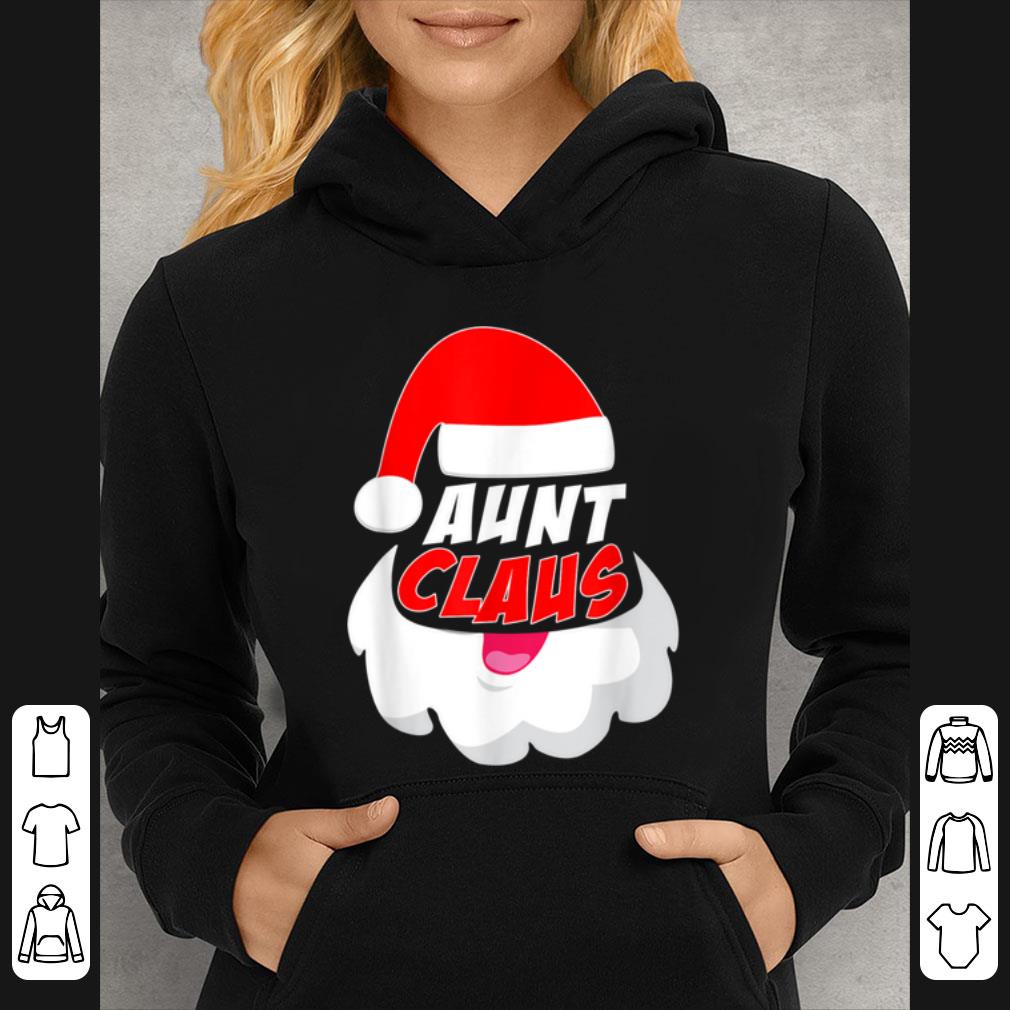 Pretty Aunt Clause Christmas Xmas T-Shirt B07X76NX7L.png