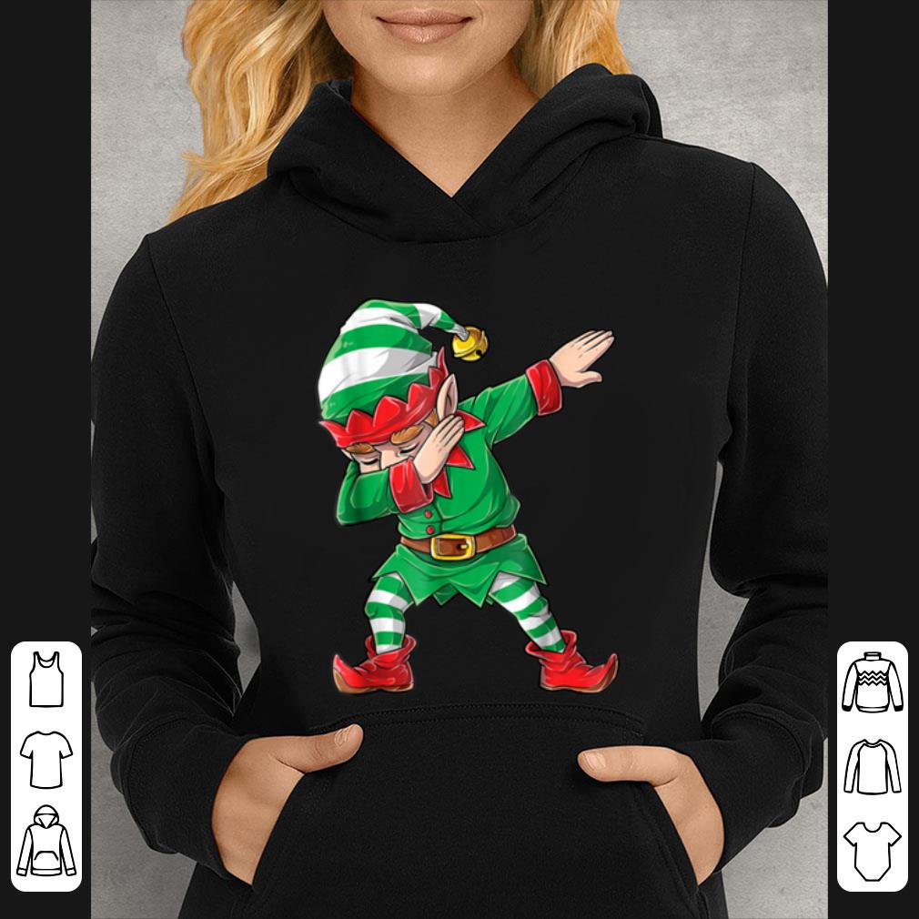 Pretty Christmas Dabbing Elf Squad T Shirt Family Matching Men Boys B07HX2X2J5.png