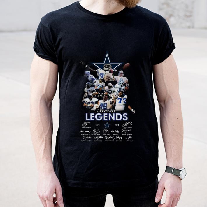 Pretty Dallas Cowboy legends 1878 2020 signatures shirt