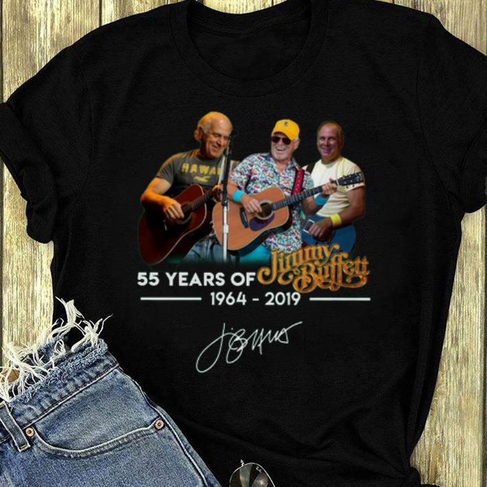 Pretty Jimmy Buffett 55 Years 1964 2019 Signature shirt