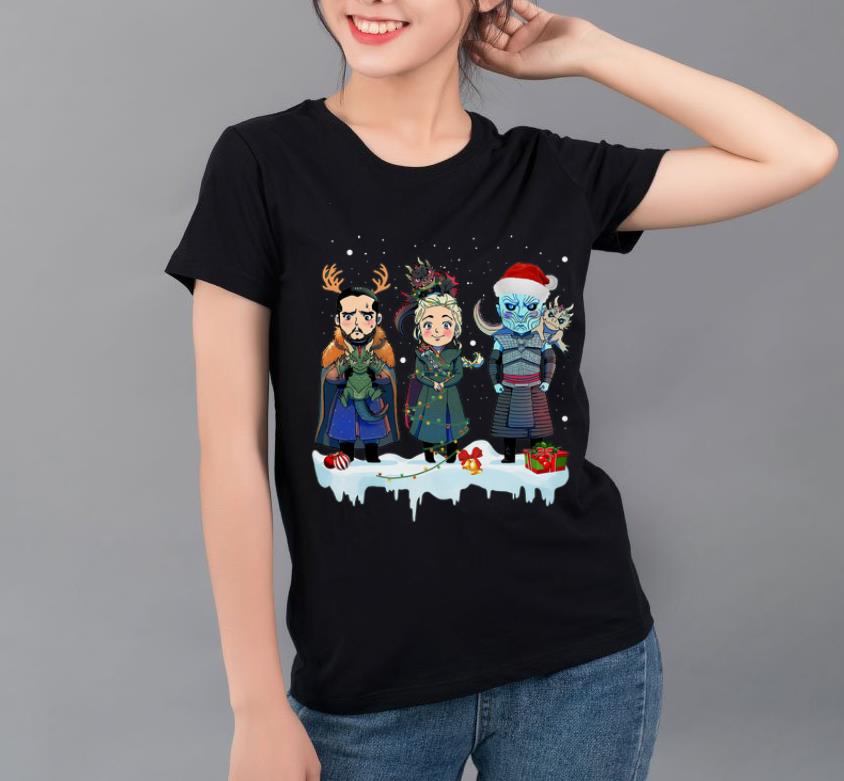 Pretty Jon Snow Daenerys Targaryen Night King GOT Christmas shirt