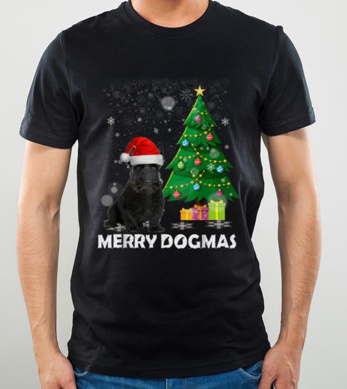 Pretty Merry Dogmas Scottish Terrier Christmas dog decor Xmas tree shirt
