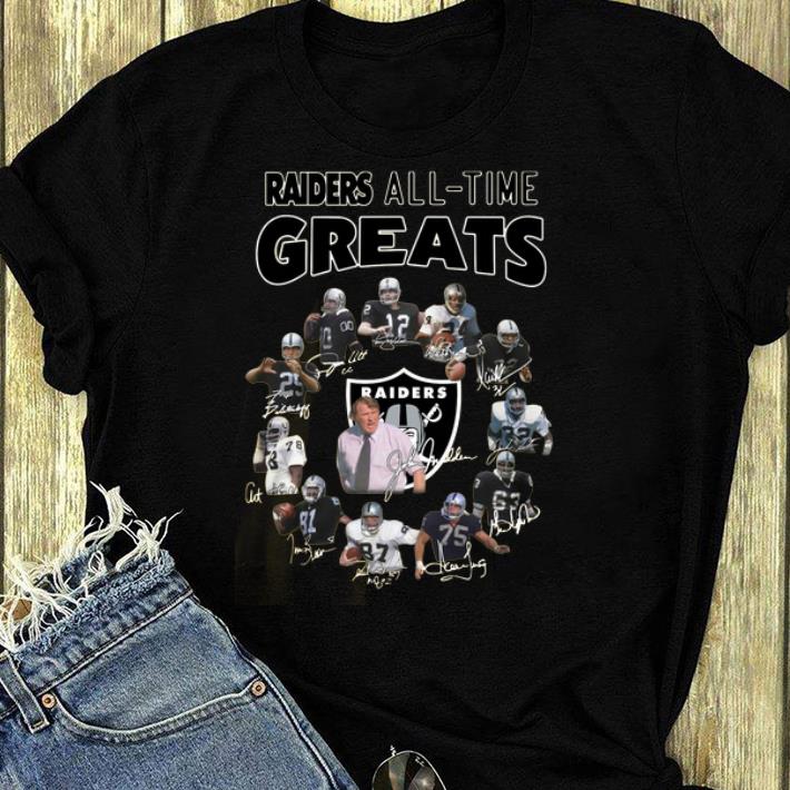 Pretty Oakland Raiders All Time Greats Signatures shirt