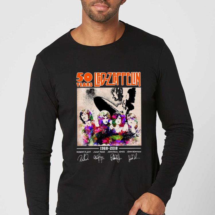 Top 50 Years Of Led Zeppelin 1968-2018 Signatures shirt