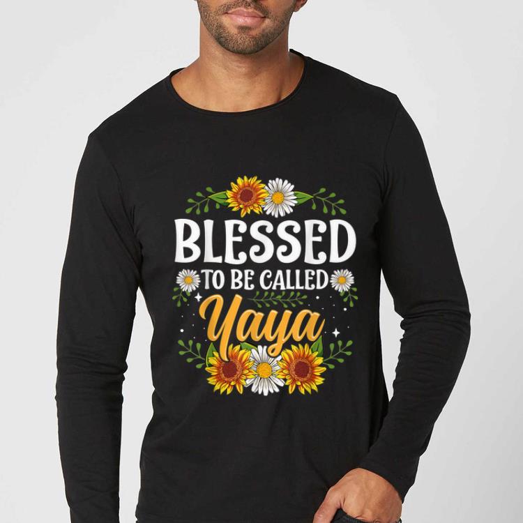 Top Blessed To Be Called Yaya Christmas Thanksgiving shirt