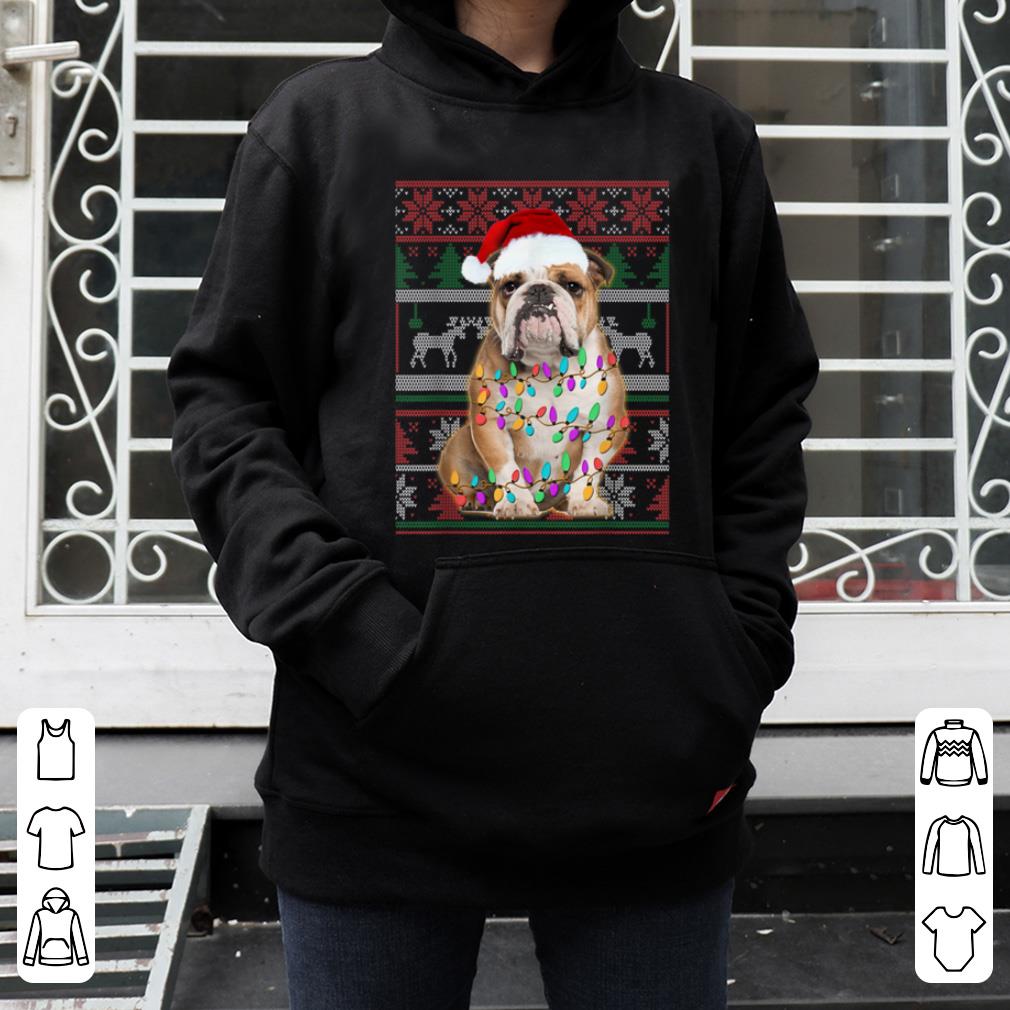 Top Bulldog Ugly Sweater Christmas Gift shirt