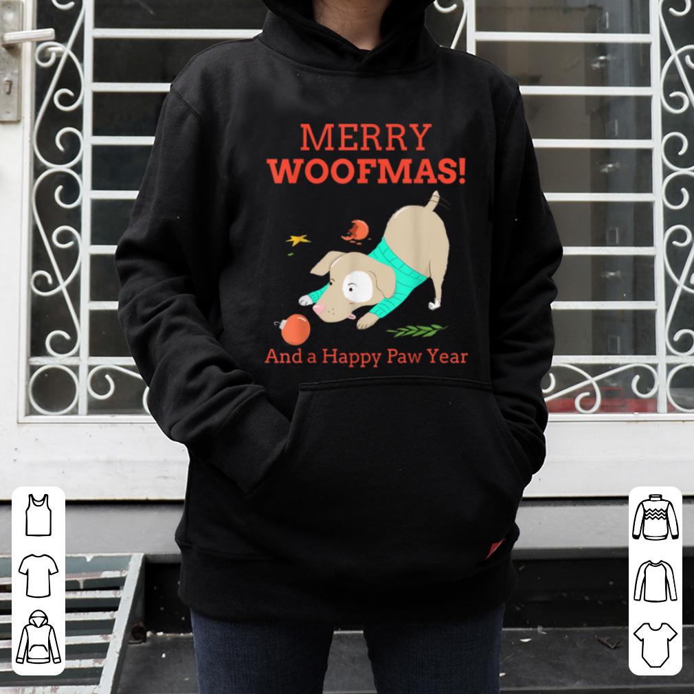Top Christmas Merry Woofmas Dog Gift Love Home Pets Puppy Xmas shirt