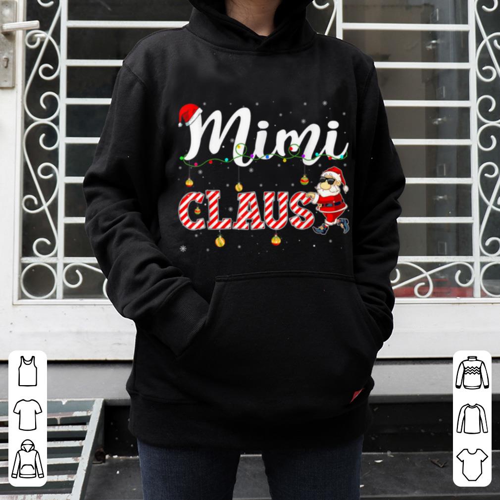 Top Cute Christmas Mimi Santa Hat Gift Matching Family Xmas shirt