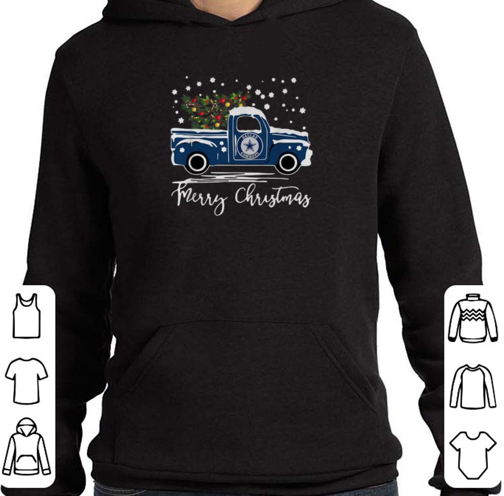 Top Dallas Cowboys truck Merry Christmas shirt