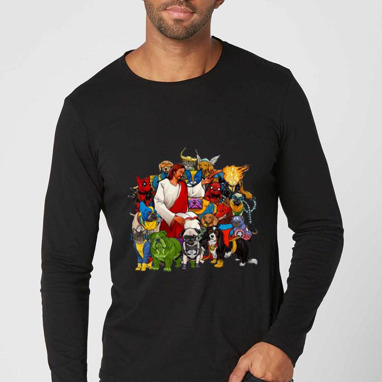 Top Dog Avengers Jesus that’s how I saved the world shirt