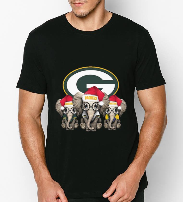 Top Elephant Santa Green Bay Packers shirt