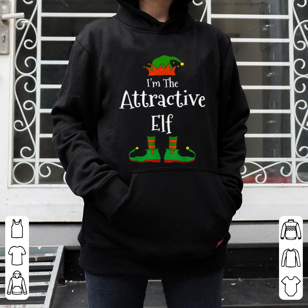 Top I'm The Attractive Elf Family Matching Funny Christmas Gift sweater