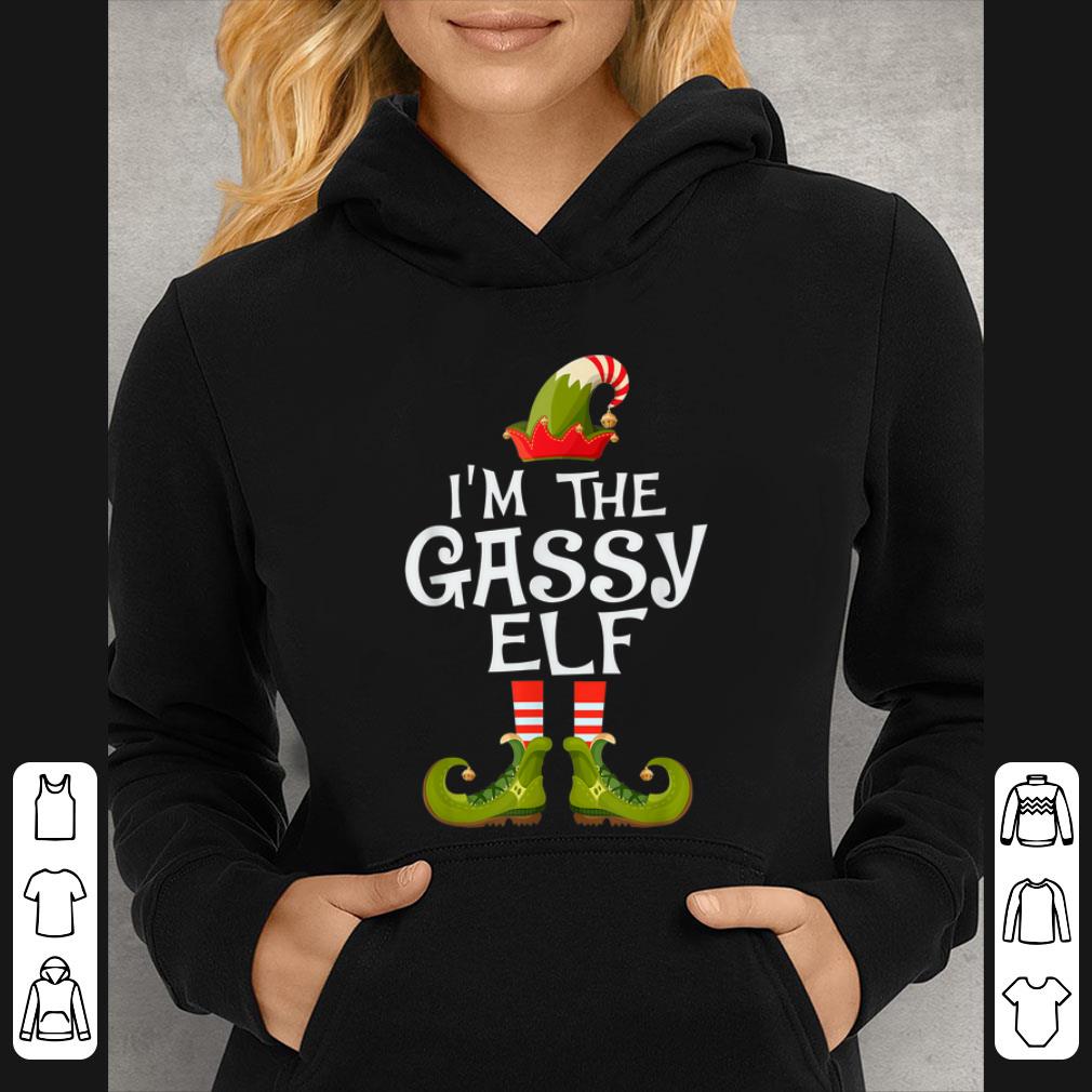 Top I'm The Gassy Elf Costume Matching Family Christmas Gift shirt