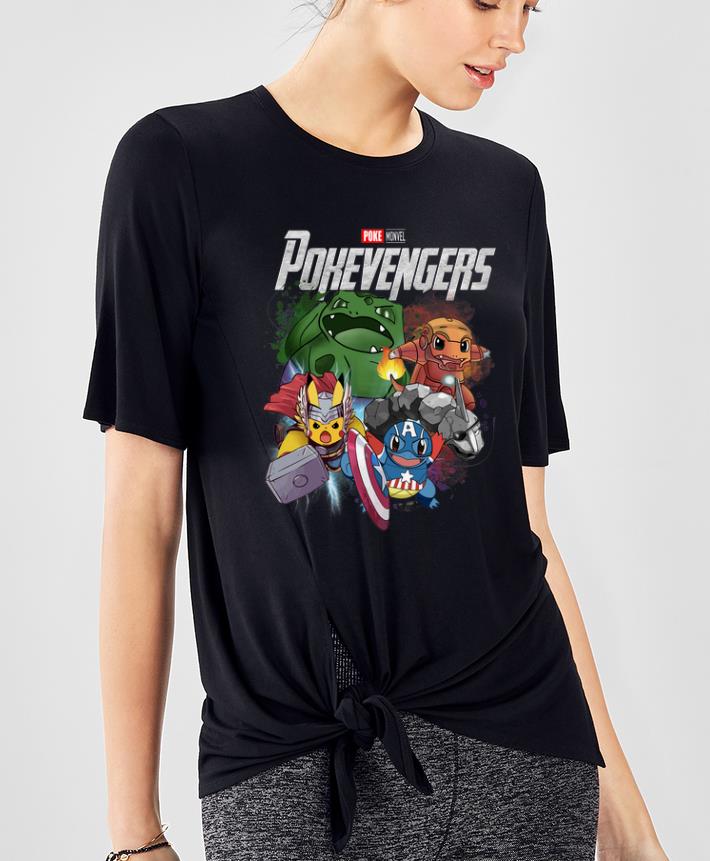 Top Poke Monvel Pokevengers Marvel Avengers Endgame shirt