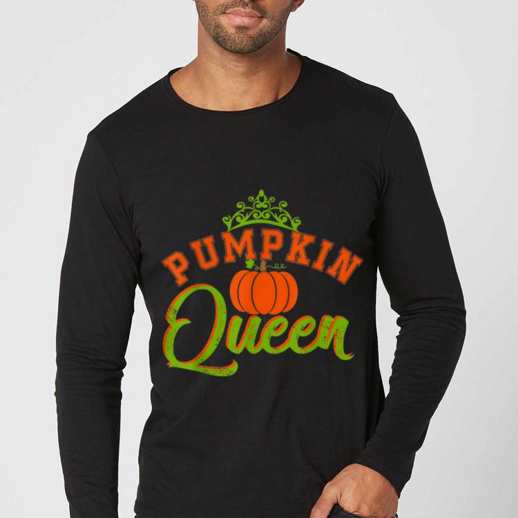 Top Pumpkin Queen Autumn Fall for Women Girls Thanksgiving shirt