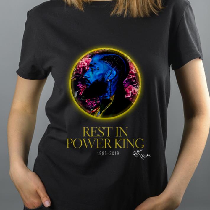 Top Rest In Power King 1985-2019 Signature Nipsey Hussle shirt