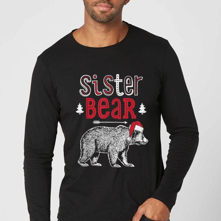 Top Sister Bear Christmas Santa Family Matching Pajamas shirt