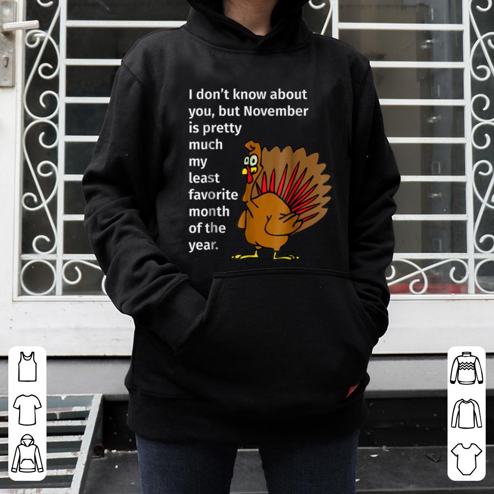 Top Turkey Hates November Funny Thanksgiving Day shirt