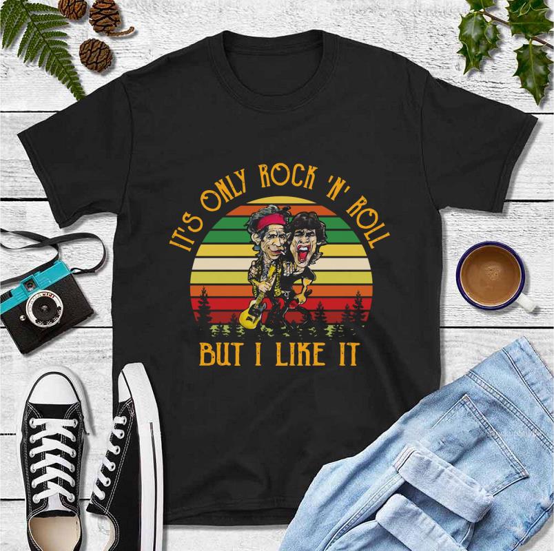 Top Vintage Mick Jagger And Keith Richards It’s Only Rock N Roll But I Like It shirt
