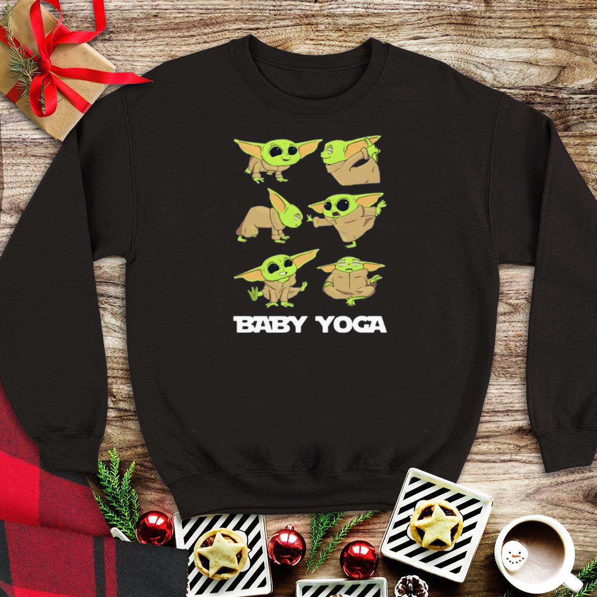 Awesome Baby Yoda Yoga Baby Yoga shirt