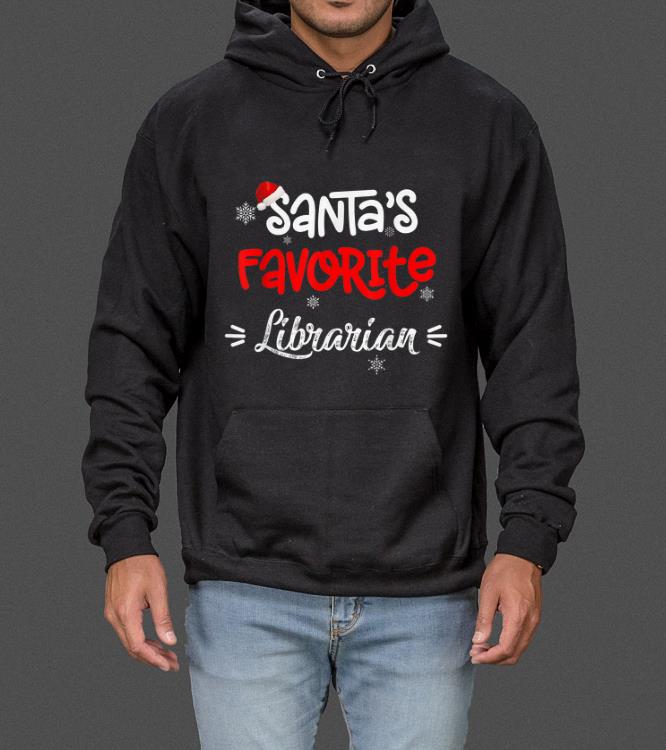 Awesome Christmas Santa's Favorite Librarian Funny X-mas Gift sweater