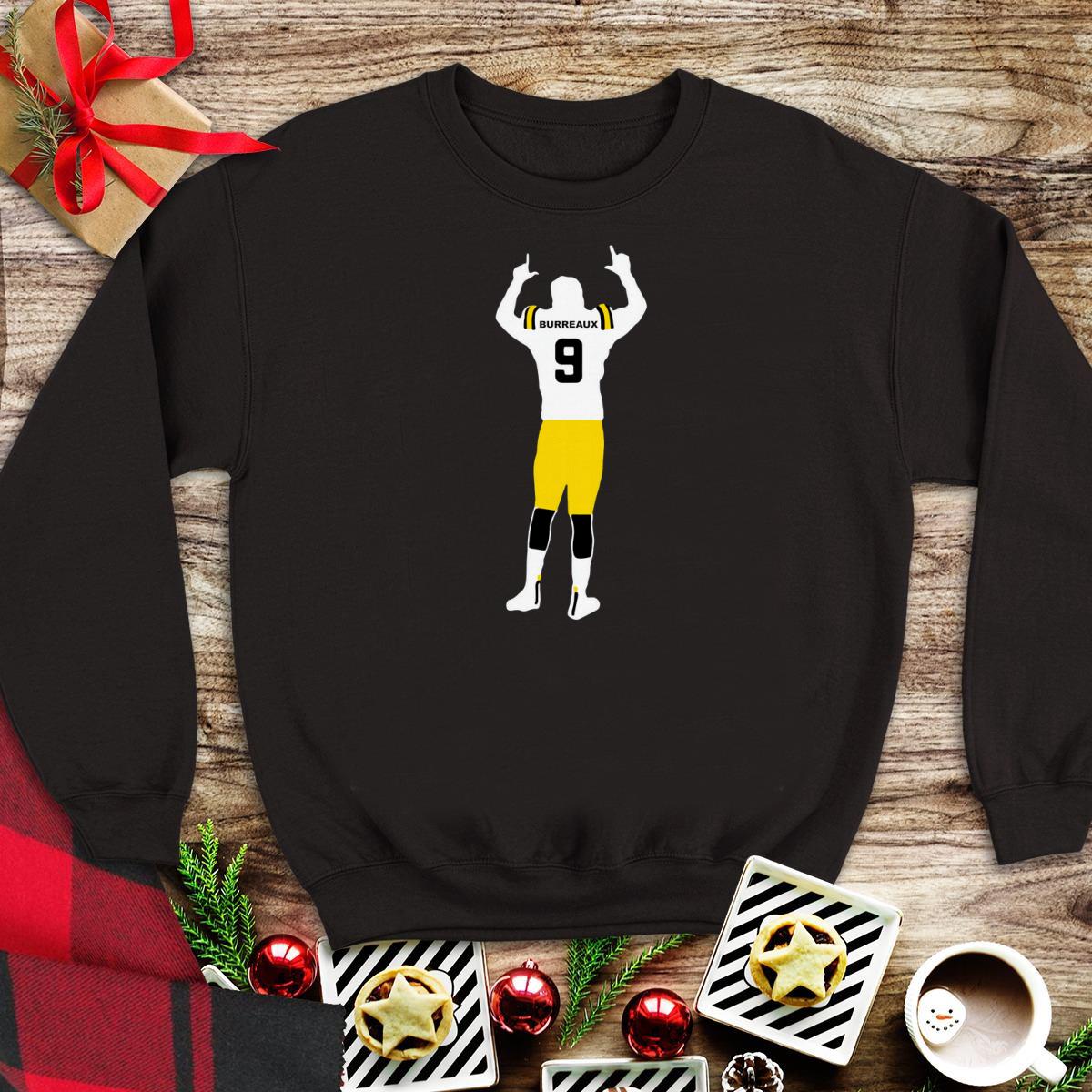 Awesome Joe Burreaux 9 LSU sweater