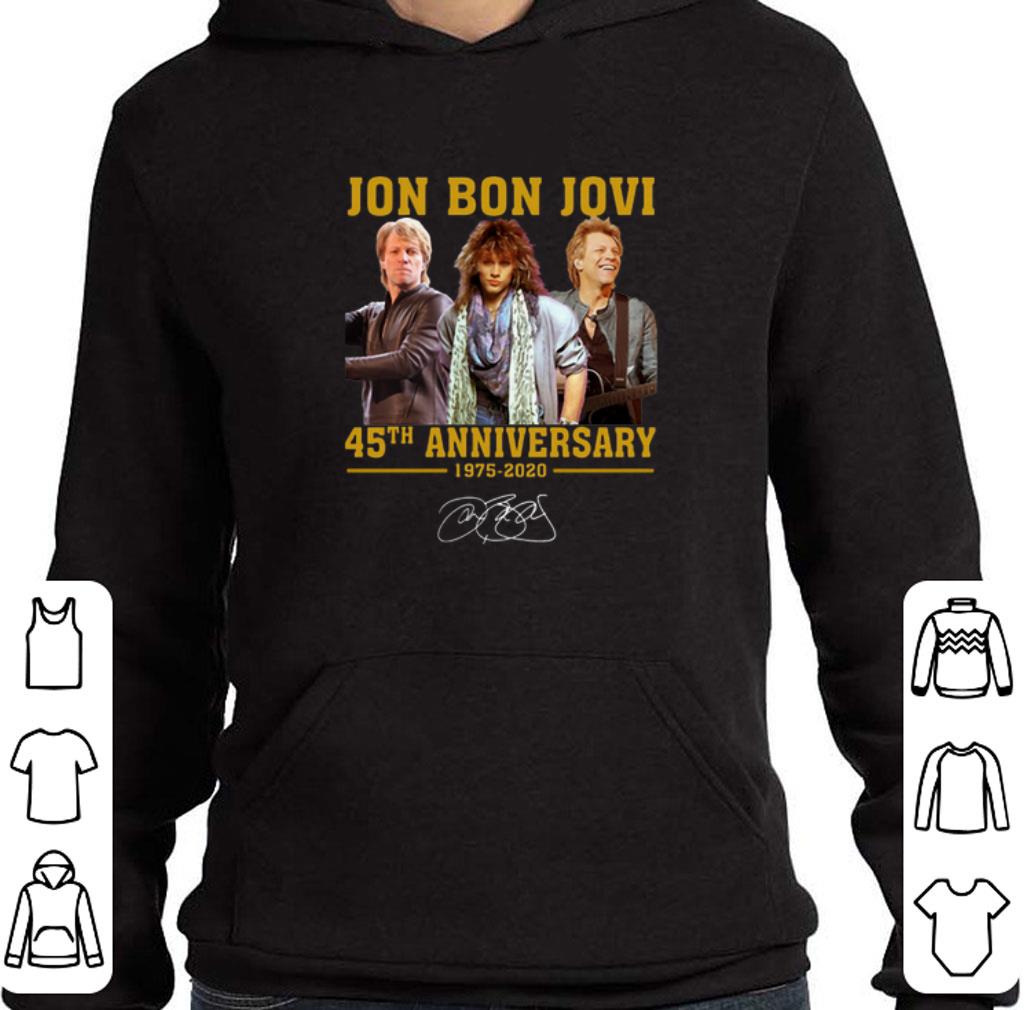 Awesome Jon Bon Jovi 45th Anniversary 1975 2020 Signature shirt 6 Awesome Jon Bon Jovi 45th Anniversary 1975 2020 Signature shirt