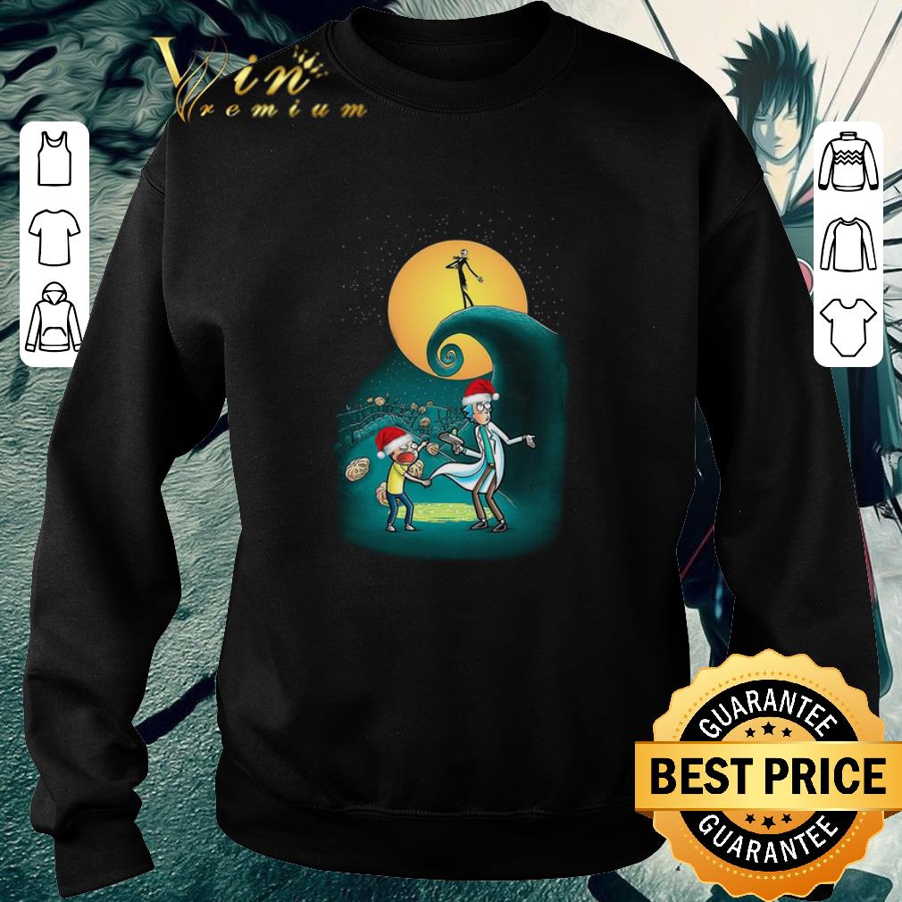Awesome Rick and Morty Nightmare Before Christmas shirt 6 Awesome Rick and Morty Nightmare Before Christmas shirt