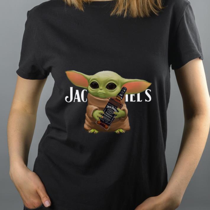 Awesome Star Wars Baby Yoda Hug Jack Daniel’s shirt