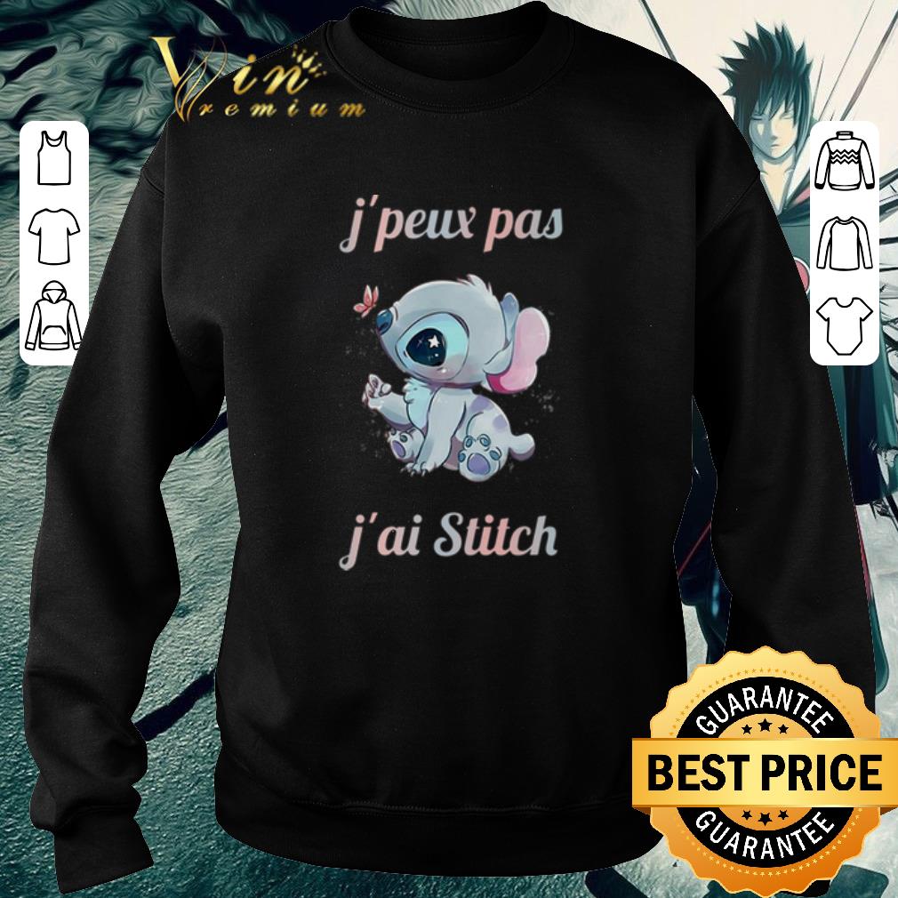 Awesome j'peux pas j'ai Stitch Disney shirt 2 Awesome j'peux pas j'ai Stitch Disney shirt